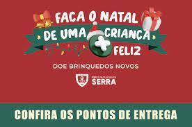 Campanha de doação de brinquedos é promovida pela Prefeitura da Serra