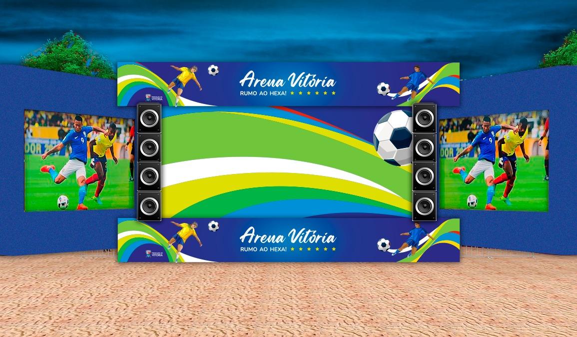Copa do Mundo: Vitória prepara quatro arenas para os torcedores com atrações