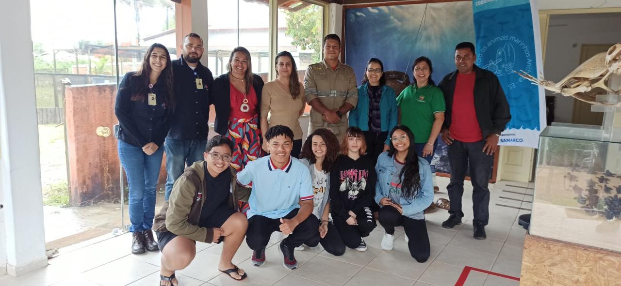 Projeto em Anchieta aproxima estudantes dos animais marinhos