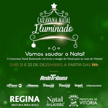 Caravana de Natal vai encantar moradores com Papai Noel e veículos iluminados