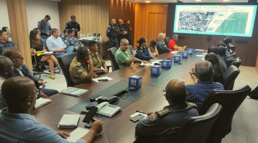 ​Planejamento para o réveillon é apresentado para forças de segurança do Estado