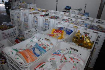 Banco Herbert de Souza recebe quase meia tonelada de alimentos