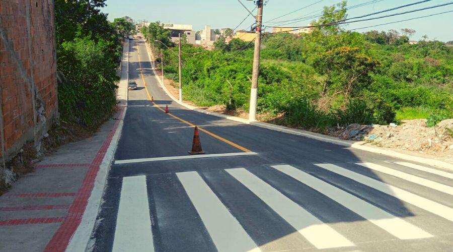 ​Concluída pavimentação em vias de Balneário Ponta da Fruta