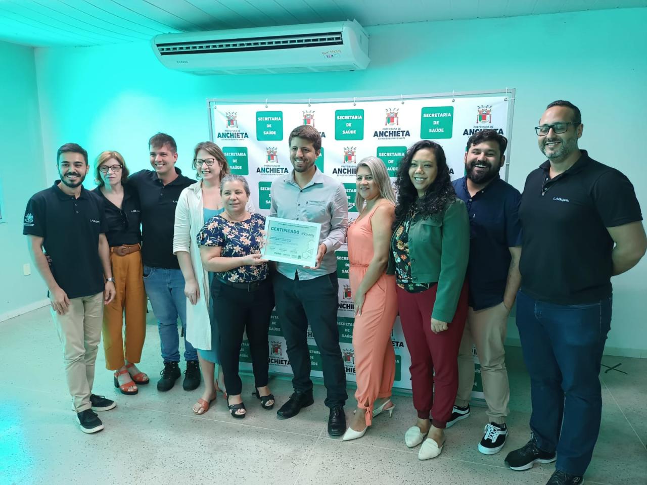 Equipe da Saúde recebe prêmio Inoves