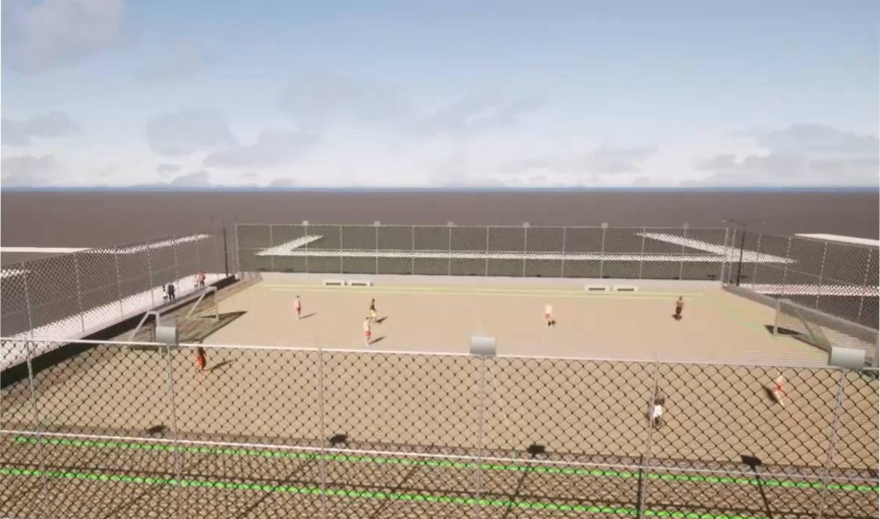 Nova Anchieta e Planalto irão ganhar quadra de futebol de areia
