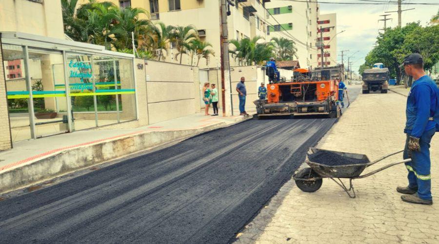 ​Novo asfalto e abertura de via em Coqueiral de Itaparica