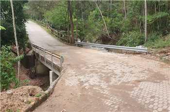 Ponte em Aracê foi reformada e está liberada para o trânsito