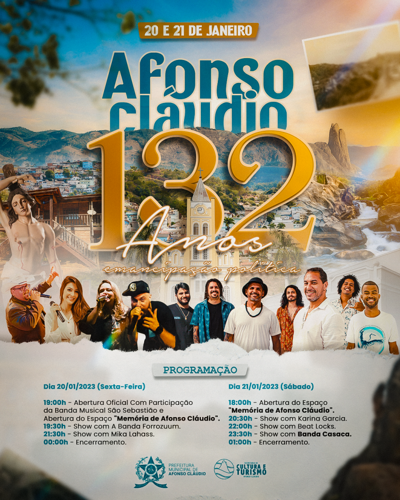 Prefeitura de Afonso Cláudio anuncia o retorno da festa de Emancipação Política
