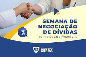 Semana de negociação de dívidas começa nesta segunda - feira