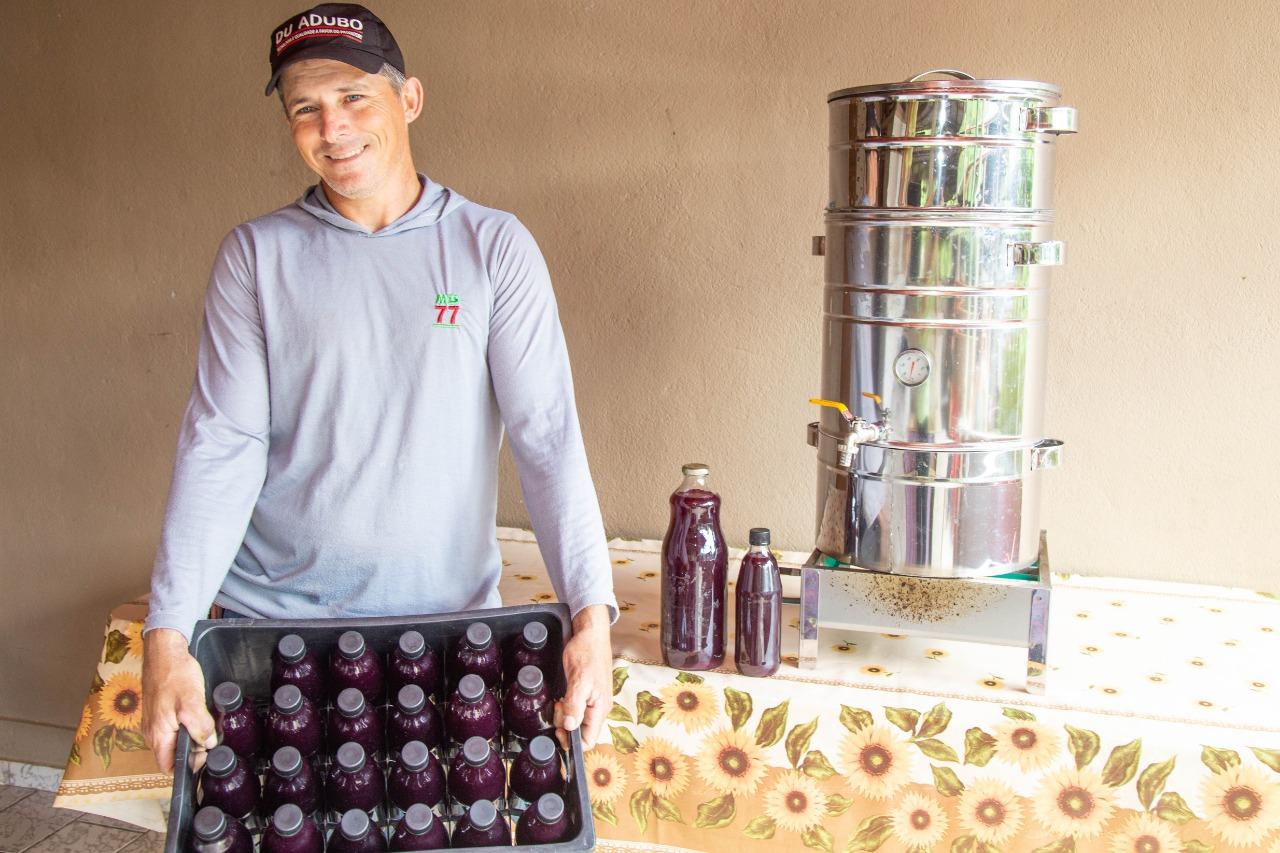 Uvas do polo Alto São Rafael são transformadas em suco e vinho em Linhares