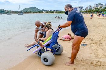 Praia Acessível com mais dias de funcionamento até este domingo (26)