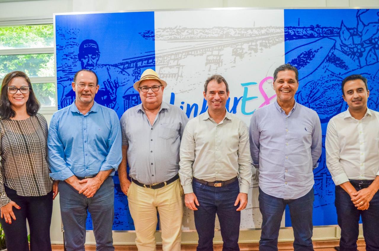 Prefeito de Linhares recebe vice-governador do Espírito Santo