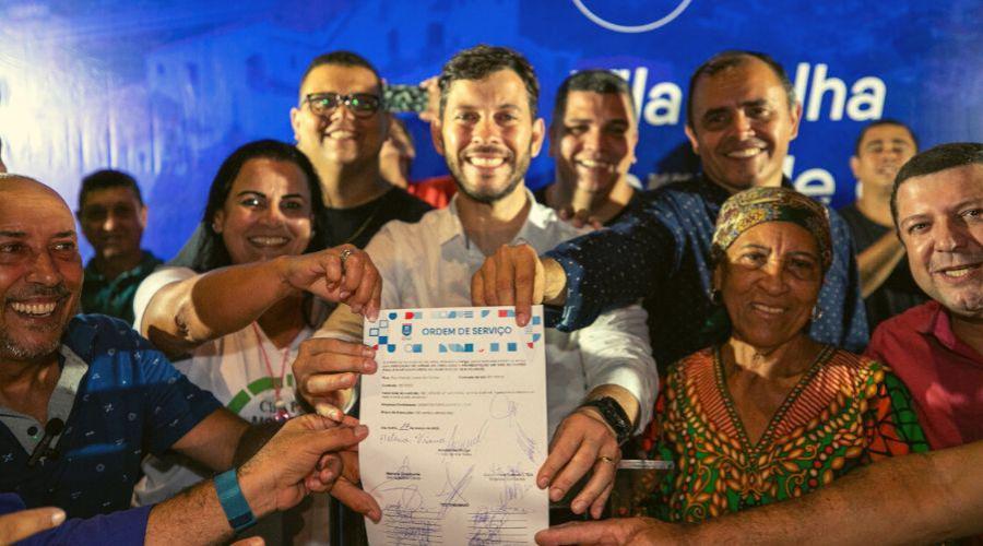Assinada ordem de serviço para pavimentação em Ilha das Flores