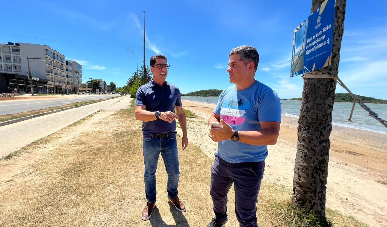 Ordem de serviço das obras da orla de Piúma e o contorno da cidade serão assinadas ainda esse mês