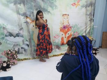 Unidade de Saúde do bairro Bonfim promove sessão de fotos para gestantes