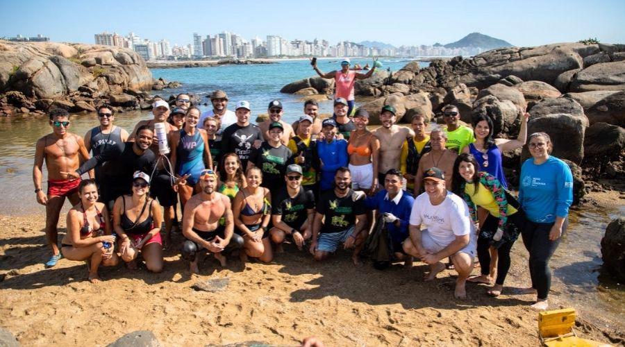 Conscientização ambiental, esporte e recolhimento de resíduos em Vila Velha