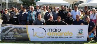 Campanha Maio Amarelo é lançada com o objetivo de conscientizar sobre a segurança no trânsito