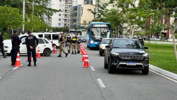 Maio Amarelo: Guarda Municipal faz ação na Adalberto Simão Nader