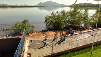 Orla de São Pedro tem obras avançadas e começa a receber novos deques