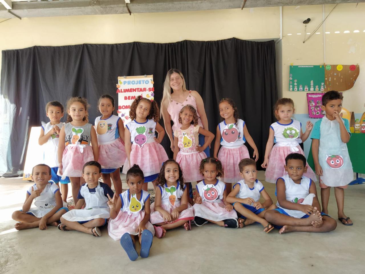 Alunos do Santa Cruz participam de “projeto alimentar bem é bom demais”