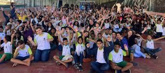 Banda na escola leva música e animação para estudantes da Emef Luzbel Pretti