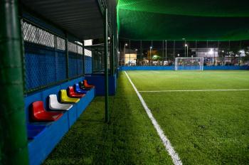 Comunidade de Ilha de Santa Maria recebe campo reformado