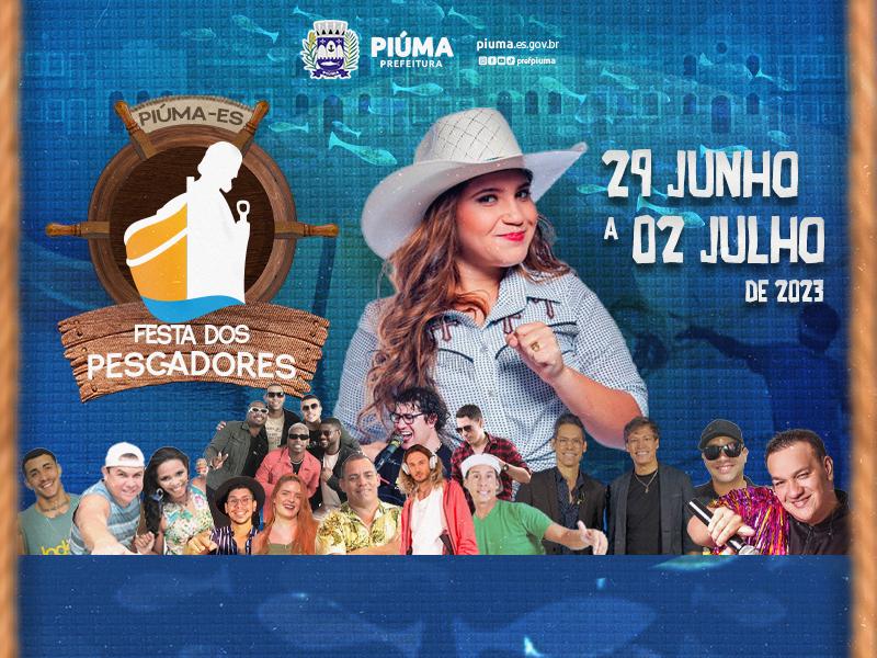 Confira a programação da Festa dos Pescadores de Piúma 2023