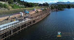 Nova Orla: Secretaria de Obras inicia a concretagem da passarela suspensa