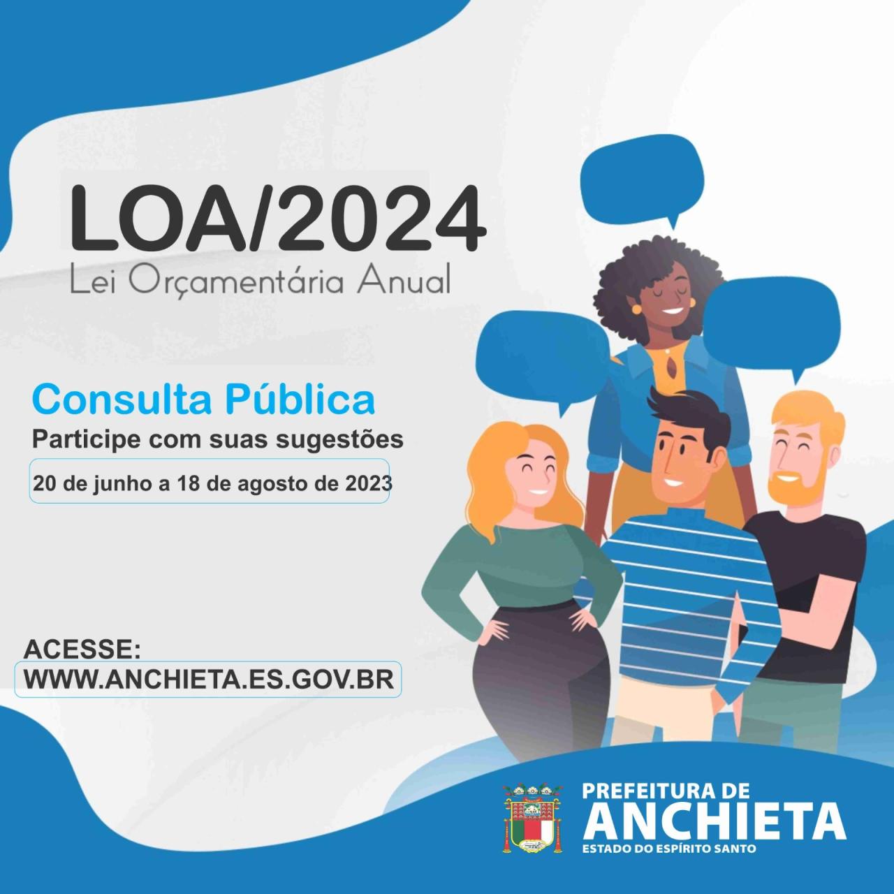 População pode participar Audiência Pública on-line para elaboração da LOA 2024