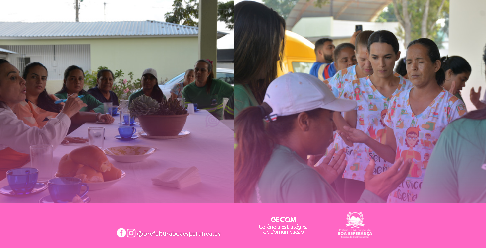 Prefeitura de Boa Esperança Promove Café da Manhã e Bate-papo com os Servidores da Área da Limpeza Pública
