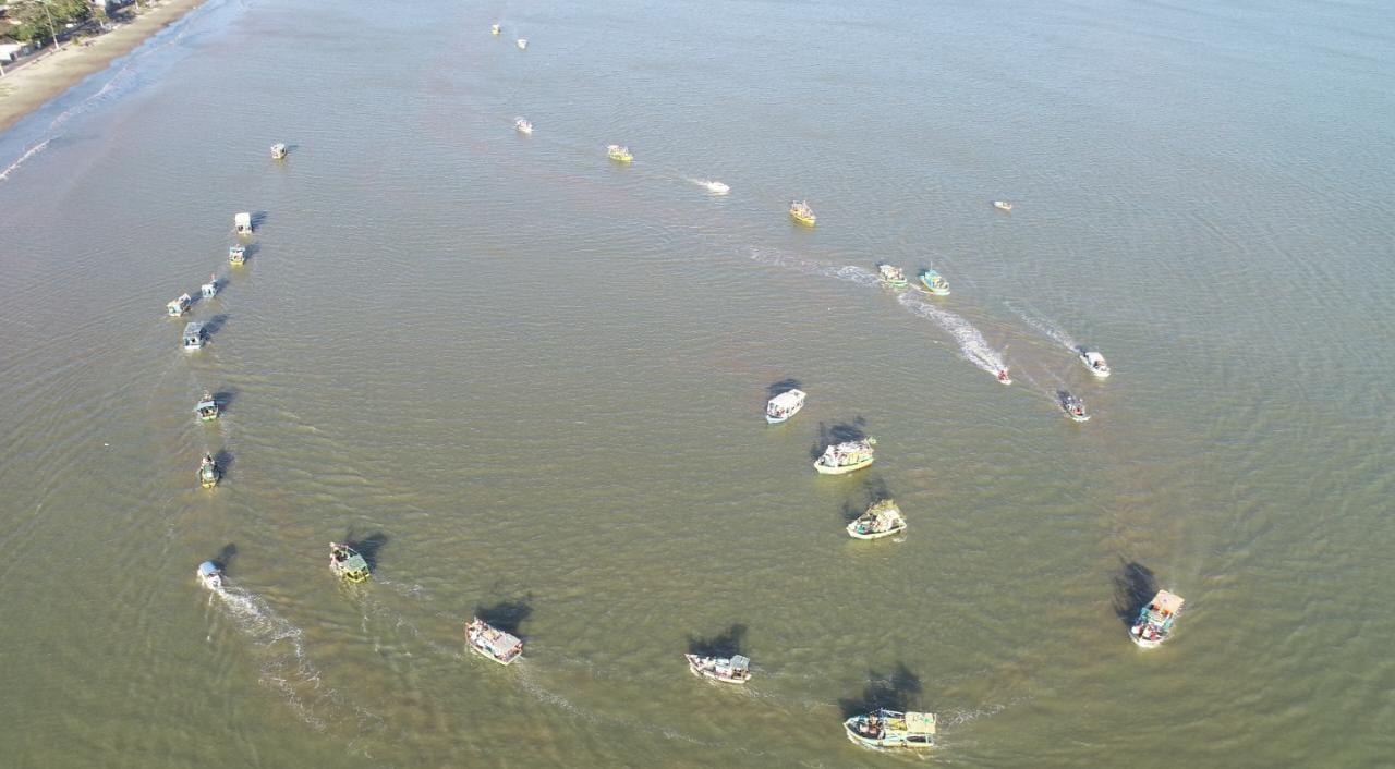 Procissão marítima irá reunir dezenas de embarcações em Anchieta