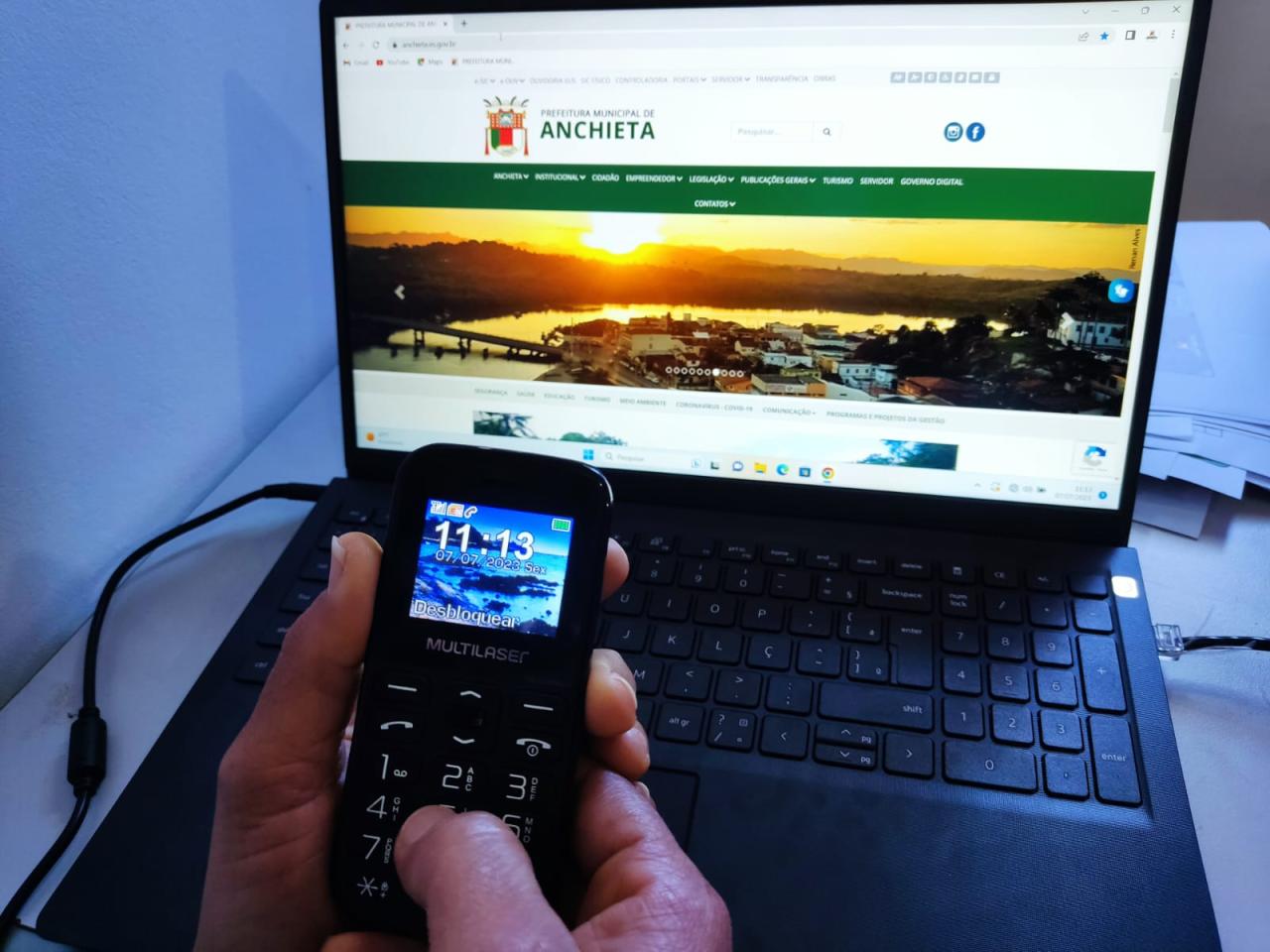 Com novo sistema de telefonia, Anchieta reduzirá em 90% gastos com o serviço