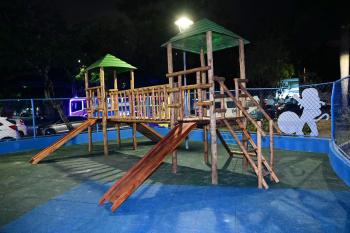 Parque Kids faz sucesso em noite de inauguração em Jardim da Penha