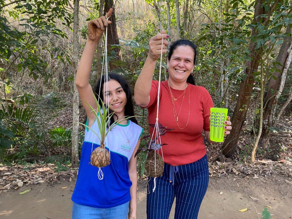 Prefeitura promove oficina de jardinagem em escola
