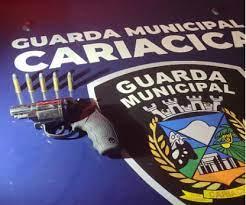 Guarda Municipal de Cariacica prende suspeito armado em moto roubada em Cruzeiro do Sul