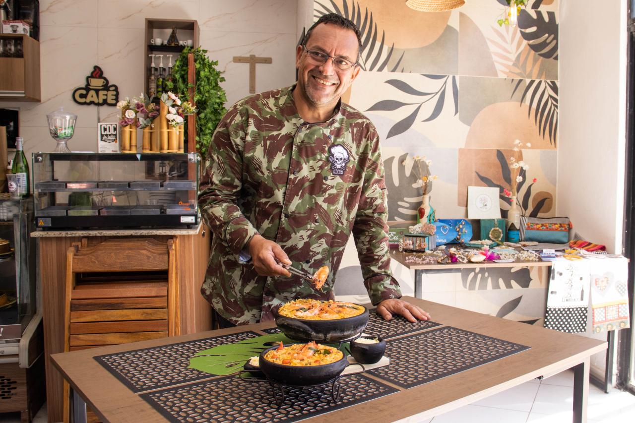 Apresentação dos pratos para o festival Piuma gastronomia cultura revela sabores e talentos locais
