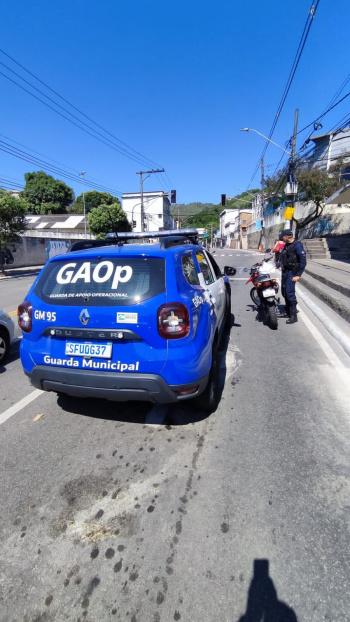 Guarda Municipal de Vitória recupera moto e prende suspeito em 12 minutos