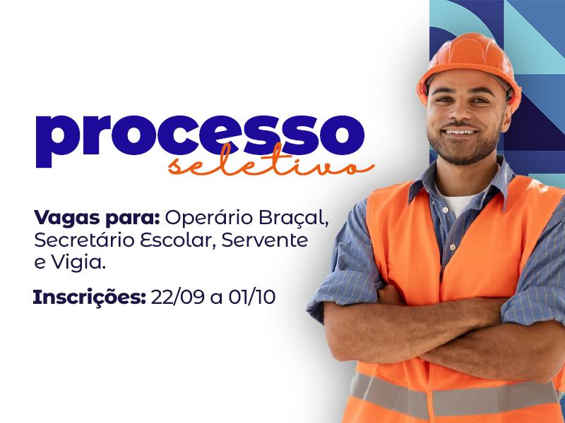Prefeitura de piuma abre processo seletivo para 85 vagas temporarias