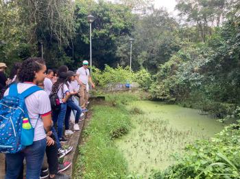 Trilhas educativas ensinam estudantes sobre importância da Mata Atlântica