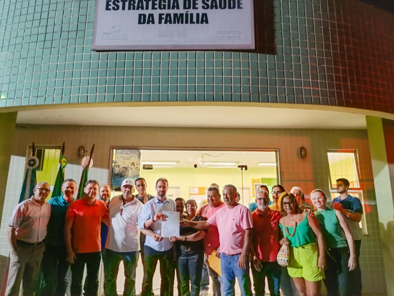 Prefeitura de Anchieta autoriza obras de reforma da ESF de Mãe-Bá