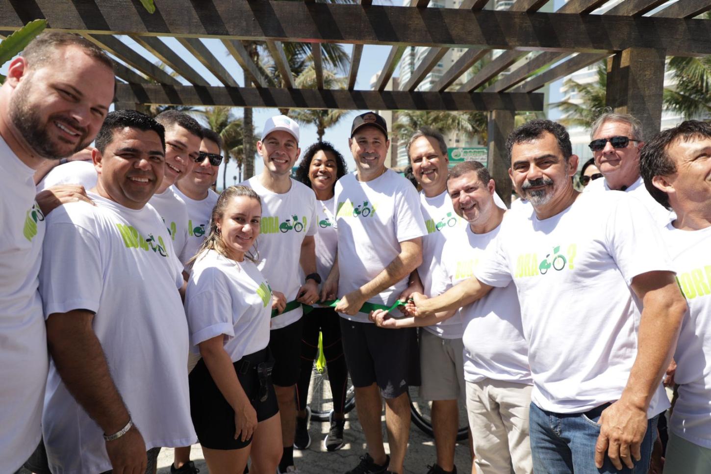 Bikes compartilhadas voltam à Vila Velha e já fazem sucesso no primeiro dia