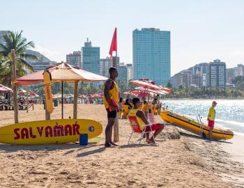 Verão: reforço de guarda-vidas nas praias d Vitória começa nesta sexta (8)