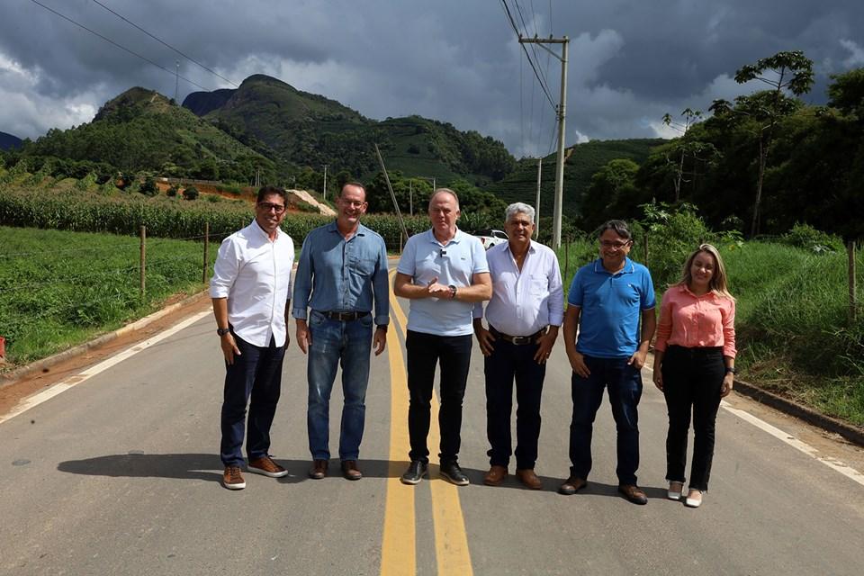 Governo do Estado inaugura recapeamento asfáltico no município de Brejetuba