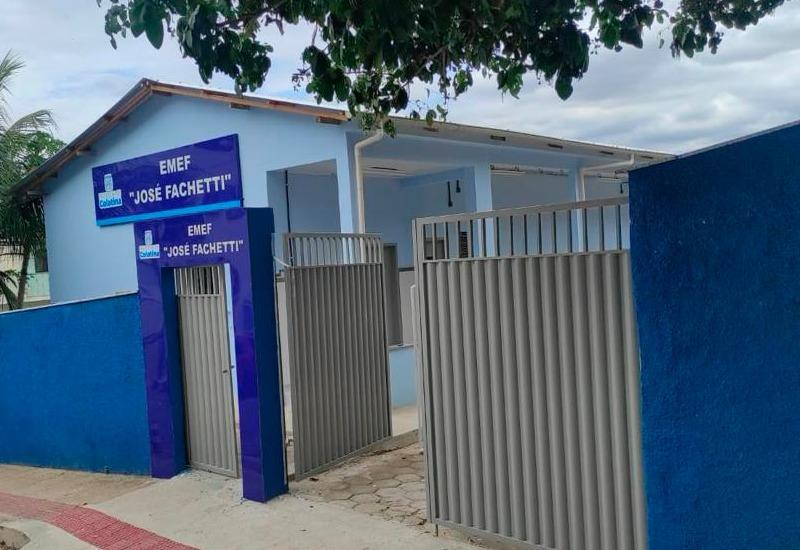 Prefeitura de Colatina inaugura reforma da Escola José Fachetti nesta segunda-feira