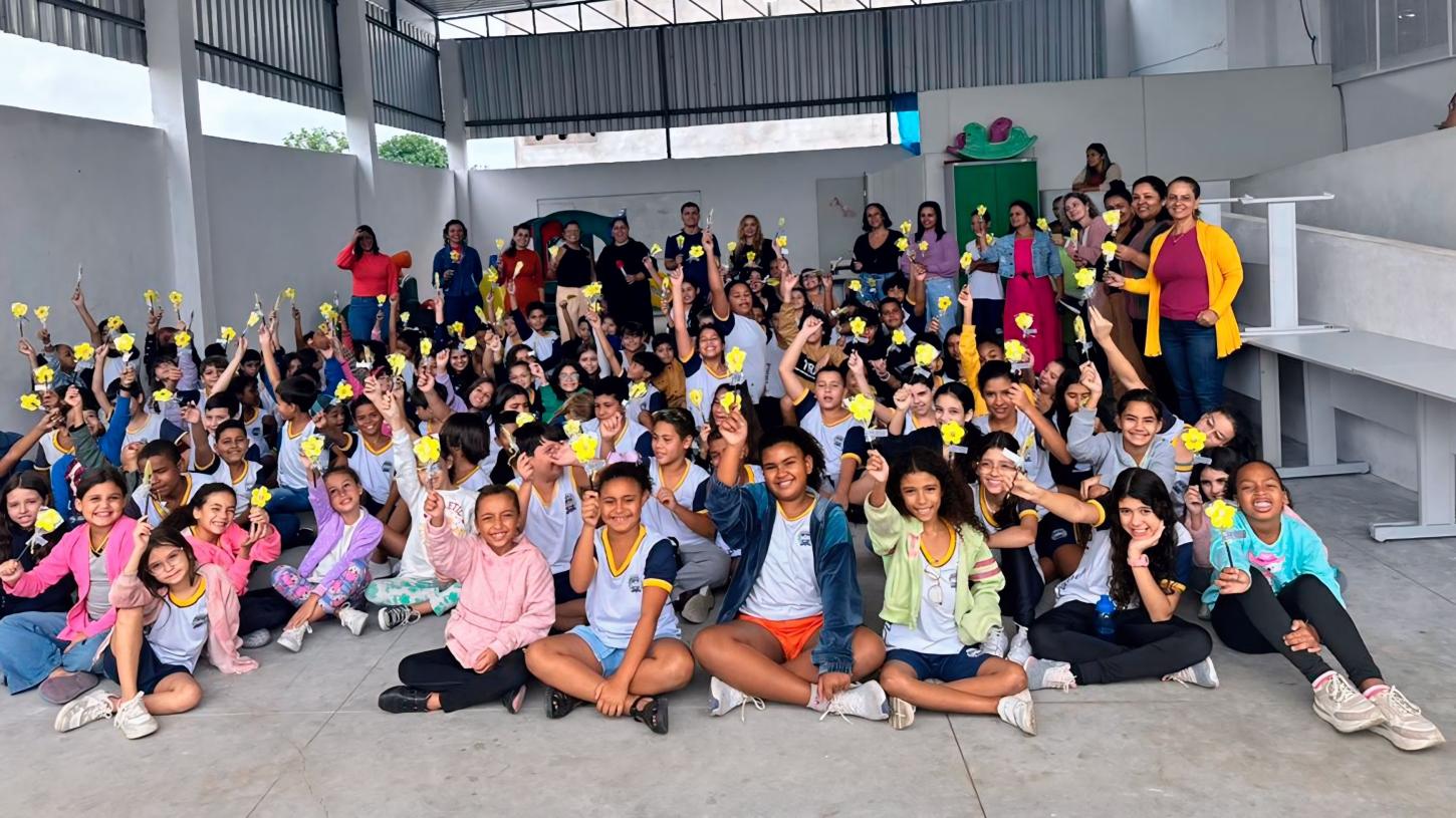 Prefeitura de Piúma promove campanha “Maio Laranja” com atividades lúdicas nas escolas municipais