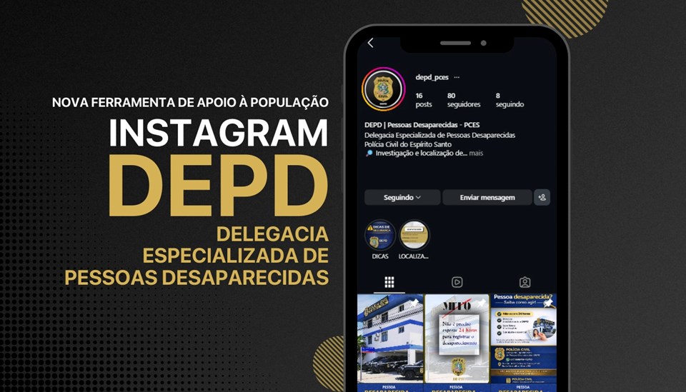 Nova ferramenta amplia divulgação de pessoas desaparecidas na Grande Vitória