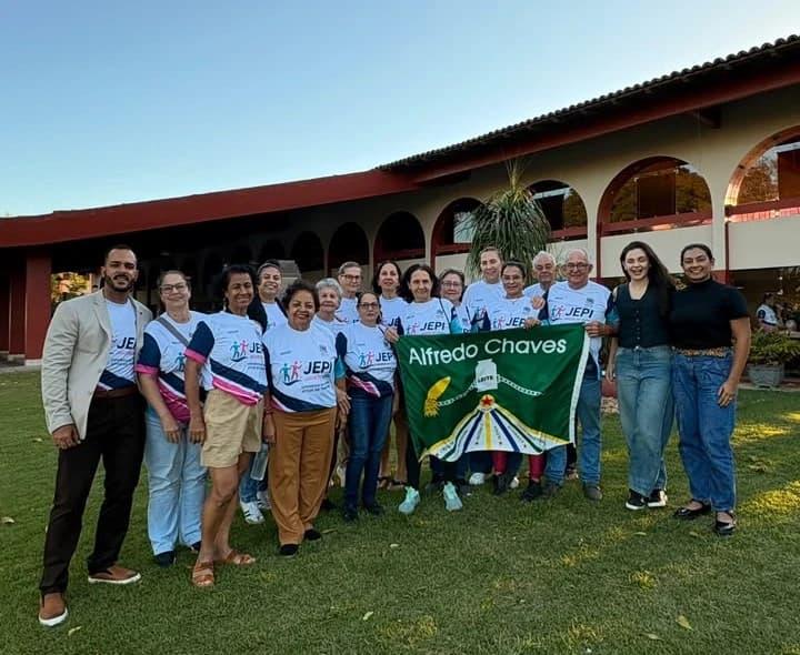 Idosos de Alfredo Chaves participam dos Jogos Estaduais da Pessoa Idosa 2026