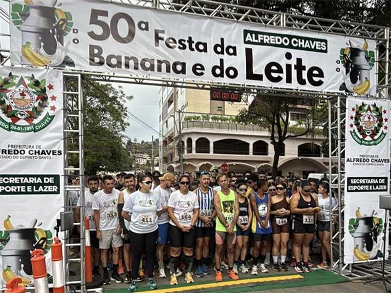 Retirada de kits da Corrida Rústica da 51ª Festa da Banana e do Leite começa nesta quinta-feira