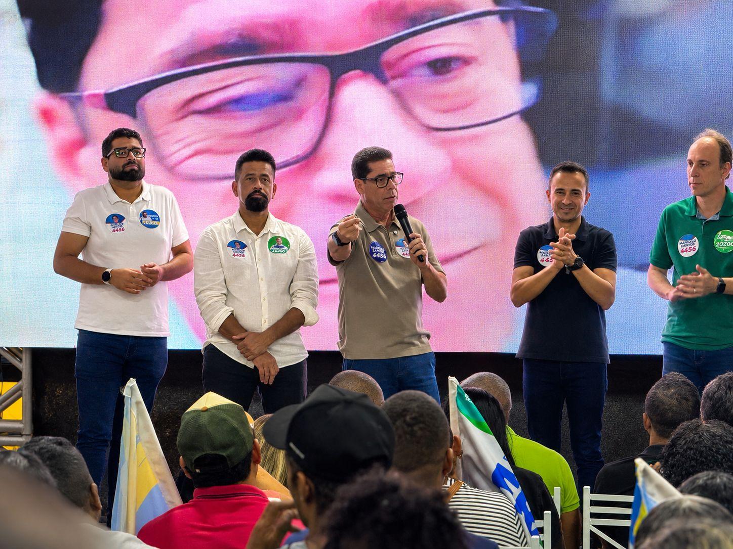 Cúpula política de Linhares anuncia apoio a Marcelo Santos na corrida à Câmara Federal