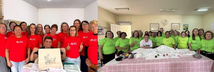 Voluntárias transformam talento em solidariedade em Alfredo Chaves